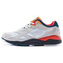 Mizuno Sky Medal Shock Absorbing Non-Slip Durable Support Low-Top Training Shoes Unisex sneakers White Gray Red D1GA201002 36.5