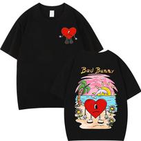 Bad Bunny Un Verano Sin Ti Graphic T-shirts Men Women Cotton Fashion Printed T-Shirts Summer Loose T-shirts S