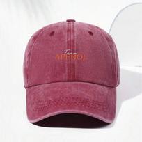 Aperol komanda Vintage skalbta beisbolo kepuraitė Retro nudėvėta medvilninė kepurė Unisex reguliuojama Snapback grupės vakarėliui Sportui Draugams rožinė raudona spalva