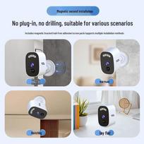 TCL Wireless Battery-Powered WiFi Home Security Camera CN plug (adapter included)