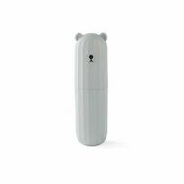 Cartoon Bear Travel Toothbrush Cup Plastic Toothpaste Holder Cute Toiletries Storage Cup  Camping mėlyna