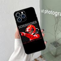 Schumacher Silicone Soft Case For iPhone 17 Air 11 14 15 16 Pro Max 12 13 Mini 16 Plus 16e Back Cover For iPhone 11