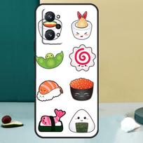 Sushi Maki Rice Kitchen Food Cute For Realme 11 10 12 13 14 Pro Plus GT 7 6 5 Pro GT 6T C67 C61 C53 C51 C21Y C25S C75 C55 Case For Realme GT5