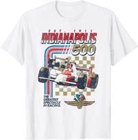 Indy 500 Didžiausias lenktynių reginys EST. 1911 Plakato Marškinėliai S įvairiaspalvis
