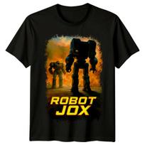 Robot Jox (1989) Movie Poster Inspired T-Shirt Retro 80s Tee S įvairiaspalvis