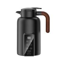 Car Electric Kettle 12V 24V Compatible Large Capacity 1 3L Thermal Insulated Electric Water Boiler with Digital Control Panel and Power Adapter one size juoda
