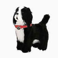 2025 Robot Dog Toys Interactive Electronic Plush Puppy Sound Control Teddy Walk Bark With Music Touching Control Robotic Animal Pet smėlis