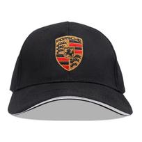 Siuvinėti emblemos beisbolo kepurė vyrams moterims kepurė saulė lauke Porsche logotipui vasarinės sportinės kepurės reguliuojami automobilio priedai