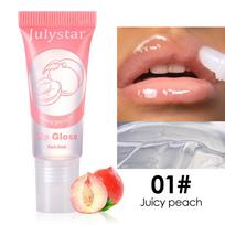 Vitamin E Bright Color Fruit Flavor Lip Oil, Hydrating and Moisturizing Transparent Lip Glowing Oil 9ml