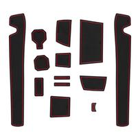 For Dacia Duster 3 2024 2025 Anti-slip Slot Pad Car Door Groove Mat Auto Interior Trim Dacia Duster3 Accessories raudona