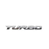 Car Styling Universal Metal Letter Turbo for Motorcycle car Hood Fender trunk Rear Bonnet Emblem Badge Sticker Nameplate Decal