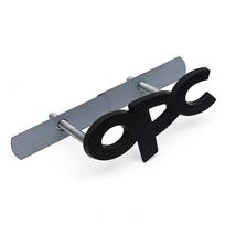 Car Styling OPC Line 3D Metal Zinc Alloy Car Badge Body Fender Adhesive Emblem for Opel Antara Astra Insignia Corsa Mokka Vectra juoda