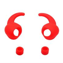 Falling Dustproof Accessories Ear Tips Protector Eartips Cover Protective Caps Silicone Earbuds Cover For Beats Studio Buds raudona