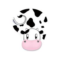 1PC Mouse Pad Cow Ergonomic Mouse Pad with Wrist Support Non-Slip Rubber Base Mouse Pad with Wrist Support for Computer