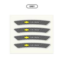 4Pcs Car Wheel Hub Rim Stickers Auto Decor Decals Carbon Fiber Sticker For Chevrolet Cruze Captiva Sail Corsa Aveo Accessories
