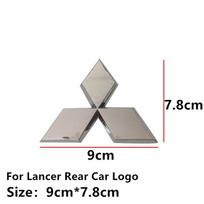 ABS Emblem For Mitsubishi Lancer Pajero V3 Car Head Front Grille Badge Rear Trunk Refitting Stickers Auto Exterior Accessoreies