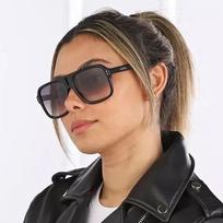 [VIVIENNE WESTWOOD] Isabel Marant Sunglasses IM0125S 8079O Double-bridge Horn-rimmed Aviator Square Black Oversized Fit