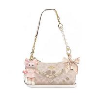 COACH shoulder bag [Customized bag] Teri 24 classic presbyopic Logo zipper closure, pendant, scarf, bow, printing Moon in the Water Basic Model balta