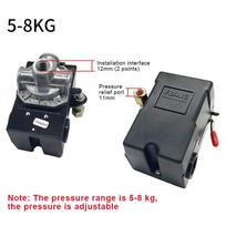 4 Ports 95-120 Psi Air Compressor Pressure Switch 16-20A Safe Air Compressor Shut Off Switch Air Compressor Replacement Parts B