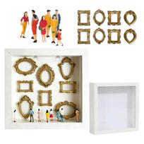 Mini Photo Frame Museums Shadows Box with Figures for Celebrating Anniversaries Wedding Graduation Personalize Memory Art 1