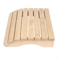 Sauna Backrest Chair with Back, Professional Back Support, Non Slip Supplies Wooden