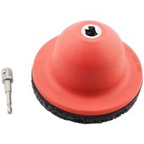 Sturdy Wheel Hub Grinder Kit Wheel Hub Brush Rust Grinding Cleaning Rotor  Professional raudona