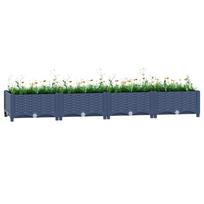 Vidaxl Donica Do Podniesionej Rabaty, 160X40X23 Cm, Polipropylen