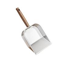 Stainless Steel Cat Litter Scoop Wooden Handle Long Handled Pet Waste Picker Deep Shovel Hollow Design Kitten Poop Scooper