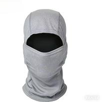Balaclava Full Face Mask Ski Mask for Men Women Winter Thermal Hood for Snow Motorcycle Running Cold Weather One Size šviesiai pilka spalva