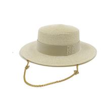 2025 Fashion RB Letter Cowboy Straw Hat Women and Men Summer Panama Jazz Hat Outdoor Holiday Beach Sun Hat sale 56-58cm