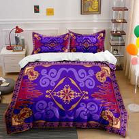 Floral motifs and dragons. Bedding sets Duvet cover sets Duvet covers Pillowcases(1 * Duvet Cover 2 * Pillowcases without duvet insert) 135x200cm