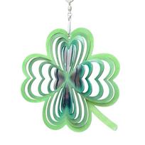 3D Rotating Pendant Flower Wind Spinner Creative Mandala Wind Chime  Yard Decoration 11cm 4.33in-Style 2