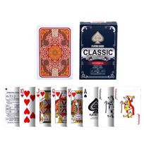 PVC Vandeniui atspari plėvelė Žaidimo kortos Plastikinės žaidimo kortos Stalo žaidimai Pokerio kortos Praktiška dovana suaugusiems ir vyresnio amžiaus žmonėms raudona