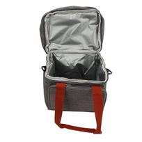 Double Layer Cooler Bag 10L Oxford Cloth PEVA Collapsible Leakproof Insulated Cooler Bag with Adjustable Shoulder Strap