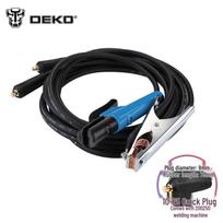 DEKO Rubber Welding Cable Set CN plug (adapter included)