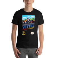 Sebastian Vettel Red Bull Racing Formula 1 F1 Hat Cap Retro 8-bit T-Shirt S