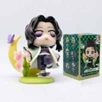Durable @Demon Slayer Tanjiro Kamado Nezuko anime cartoon figure blind box creative statue model ornament surprise gift box