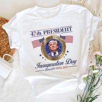 Donald Trump Inauguration Day 2025 Shirt, 47th US President Inauguration Sweater XL