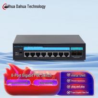 Dahua 8-Port Gigabit PoE Unmanaged Surveillance Switch CN plug (adapter included)