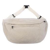 Fashi Waist Bag Corduroy Women Fanny pack Phe Purses Street Casual Chest Bag Large capacity Unisex Shoulder Crossbody Bags