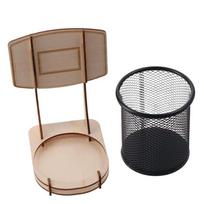 Household Mesh Pen Holder Creative Cosmetic Brushes Shelf Novelty Pencil Box  School Supplies Pen Holder