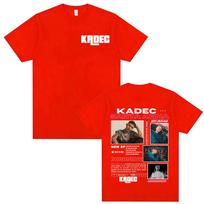 Rapper Kadec Santa Anna Tour 2025 Cover T Shirts Unisexs Women Harajuku Vintage Fashion Hip Hop T Shirt ONeck Loose Tshirts Tops S