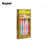 6Pcs/set Highlighter Pen Double Headed Gel Pen Colored Highlighters Fluorescent Markers Student DIY Stationery Supplies