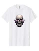 Cyborg-Skull Mens Graphic Tee, 100% Cotton, Casual Summer Wear S įvairiaspalvis