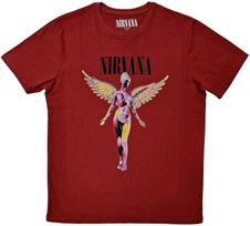 Men's Nirvana in Utero T-Shirt Red S įvairiaspalvis