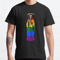 BEST SELLING Frida Kahlo Santa Muerte Classic T-Shirt S įvairiaspalvis