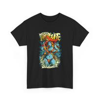 Bikini Pirate Pinup T-Shirt | Hot Treasure Retro Tattoo Style, Cool T-Shirt S įvairiaspalvis