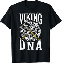 Viking DNA  Scandinavian Norse Mythology Valhalla Warrior TShirt Unisex T-Shirt S įvairiaspalvis
