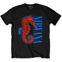 Nirvana Seahorse T-Shirt Black New Unisex T-Shirt S įvairiaspalvis