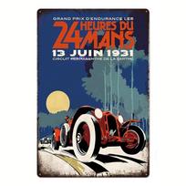 DORA Tin Sign Vintage Racing Track Metal Posters Signs Tin Plaque Metal Plate Bar Club Man Cave Home Wall Decor 20x30cm（7.8x11.8inch）
